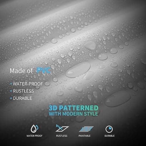Art3d - Dalles de plafond 3D Lot de 12 Blanc pour décoration murale intérieure - 61 x 121,9 cm - Chic et modernes pour m