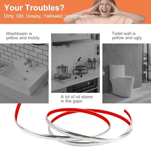 JUNART PVC Baguette de Finition Argentée pour Murs et Plafonds - Décoration Murale Flexible (600cm)