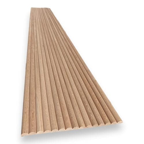 Revêtement mural flexible MADERTERRANEA effet 3D chêne naturel 300x2400 mm MD-01