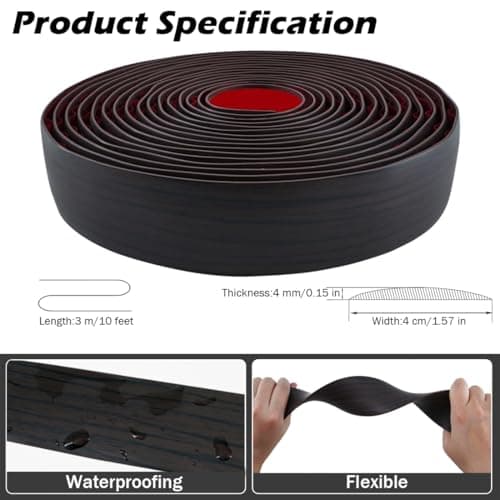 <think>

</think>

Bande de transition pour sol en vinyle autocollant noir noyer, 10 ft, pour joints de sol en caoutchou