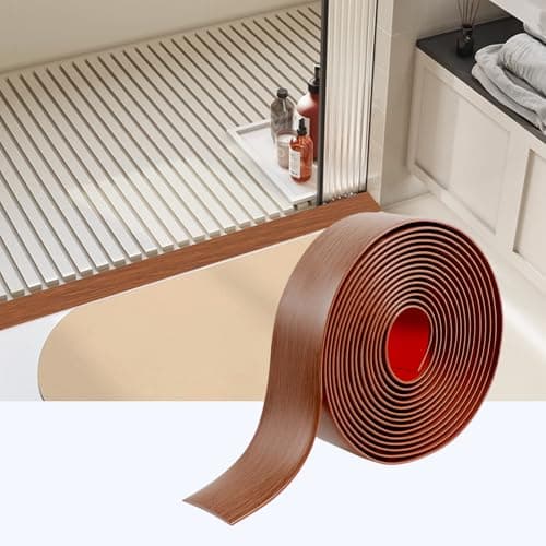 Bande de Transition Autocollante Gris Foncé + Largeur 200cm * Hauteur 4cm + Utilisateurs Professionnels + Entrées de Mag — Teck Thaïlandais