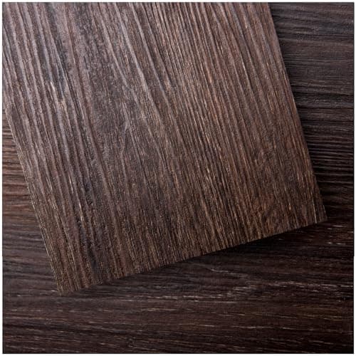 Art3d - Lot de 36 carrelage de sol en vinyle auto-adhésif pour surface rigide, Blanc délavé, 5 m² — Brun