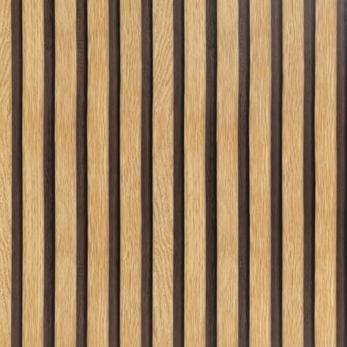Papier peint moderne Arthome bois 44cmx3m autocollant salon accueil amovible — Marron Rayures