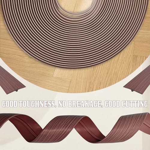 Tapis de transition Profiléé autocollant PVC 5 x 3m pour seuils et raccordements de sols de carreaux stratifiés couvercl