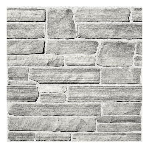 Panneaux Muraux 3D Effet Pierre Brique Autocollant Salon Cuisine Chambre, 10 Pièces 30 x 30 cm PVC Imperméable — Peau