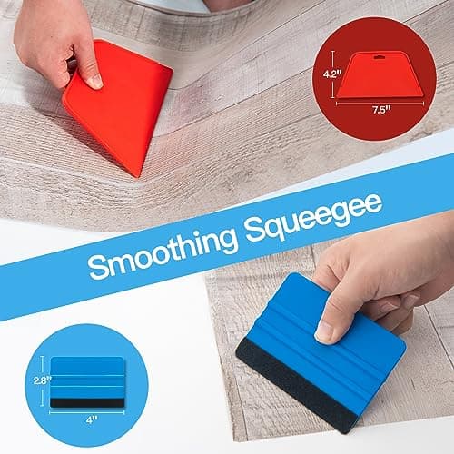 Art3d Kit Covering : Kit d'outils pour l'application de papier peint - Outil professionnel pour la découpe et l'applicat