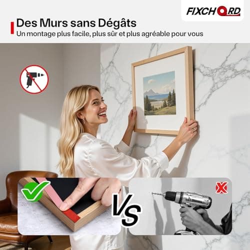 FIXCHORD Ruban Adhésifs Double Face Extra Fort, Imperméable et Ultra Résistant aux Hautes Températures, pour Bureaux et