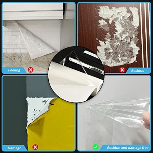 Art3d ruban adhésif double face pour bricolage, travaux manuels, adhésif de renforcement sans dommages pour décoller et