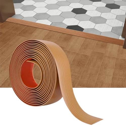 <think>

</think>

Bande de transition pour sol en vinyle autocollant noir noyer, 10 ft, pour joints de sol en caoutchou — Marron Clair