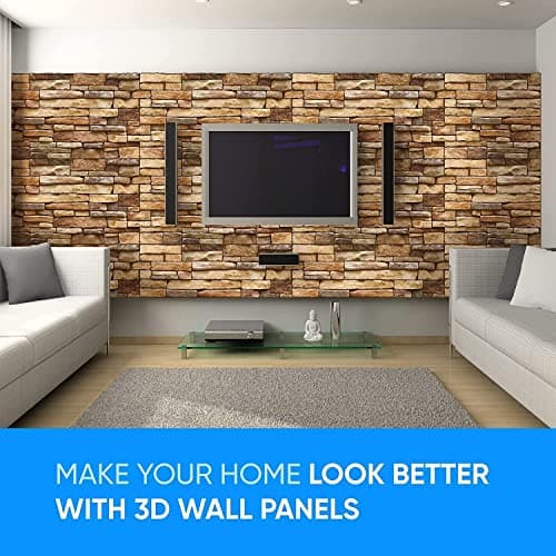 Grace Baltic - Lots de 14 panneaux muraux 3D pour décoration murale intérieure populaires aux États-Unis, non collants,