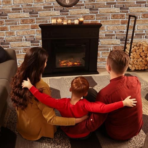 YapitHome 10 Pièces Papier Peint 3D Brique Populaires pour Cuisine et Chambre à Coucher, Decoratif et Facile à Installer
