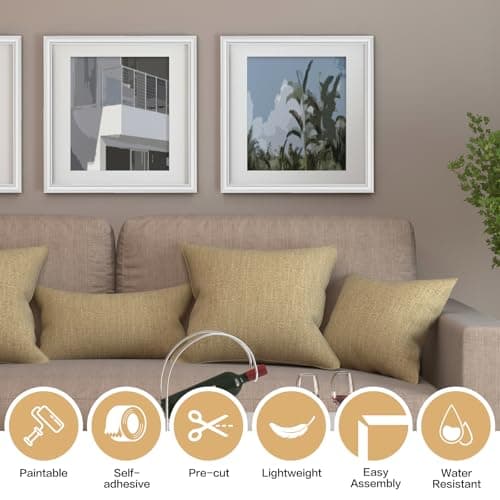 Moulures Murales Prédécoupées 4 Sets | Intérieur | Décorateurs et Amateurs d'Art | Murs et Cadres de Porte | Design Uniq