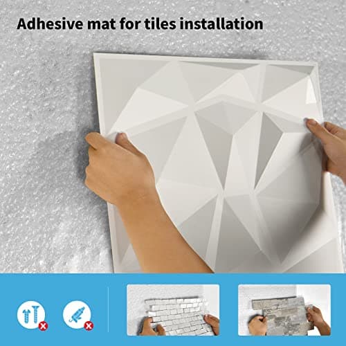 Art3d ruban adhésif double face pour bricolage, travaux manuels, adhésif de renforcement sans dommages pour décoller et