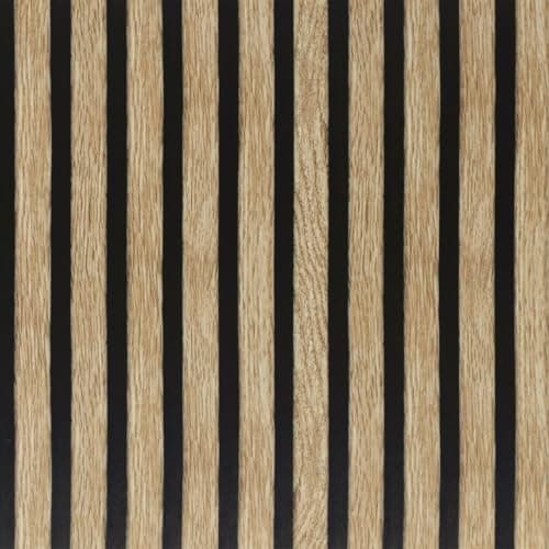 Papier peint moderne Arthome bois 44cmx3m autocollant salon accueil amovible — Marron Foncé Rayures