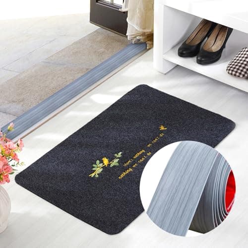 Barre de Seuil Adhésive Gris 5cm KiKiHong 2M