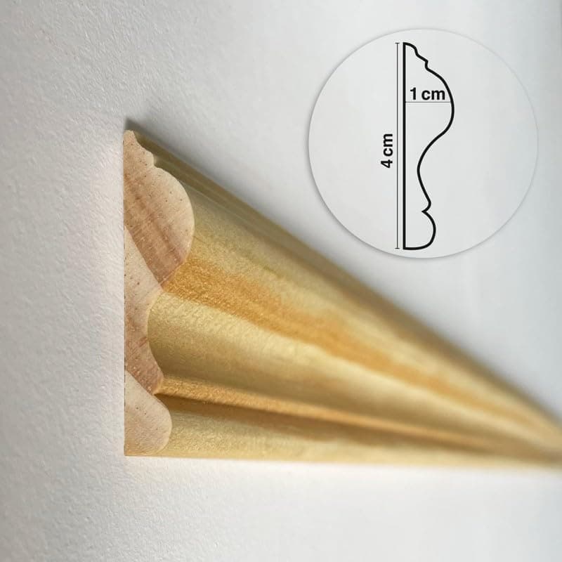 Moulures en Pin Massif des Landes pour Kit Mural BLANDINE 99DECO - Intérieur Designurfiable