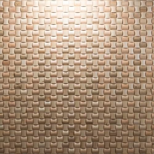 Revêtement mural en bois naturel Aspect 3D Populaire chez les Américains Modèle Rubato (1m2)  
Revêtement mural en bois