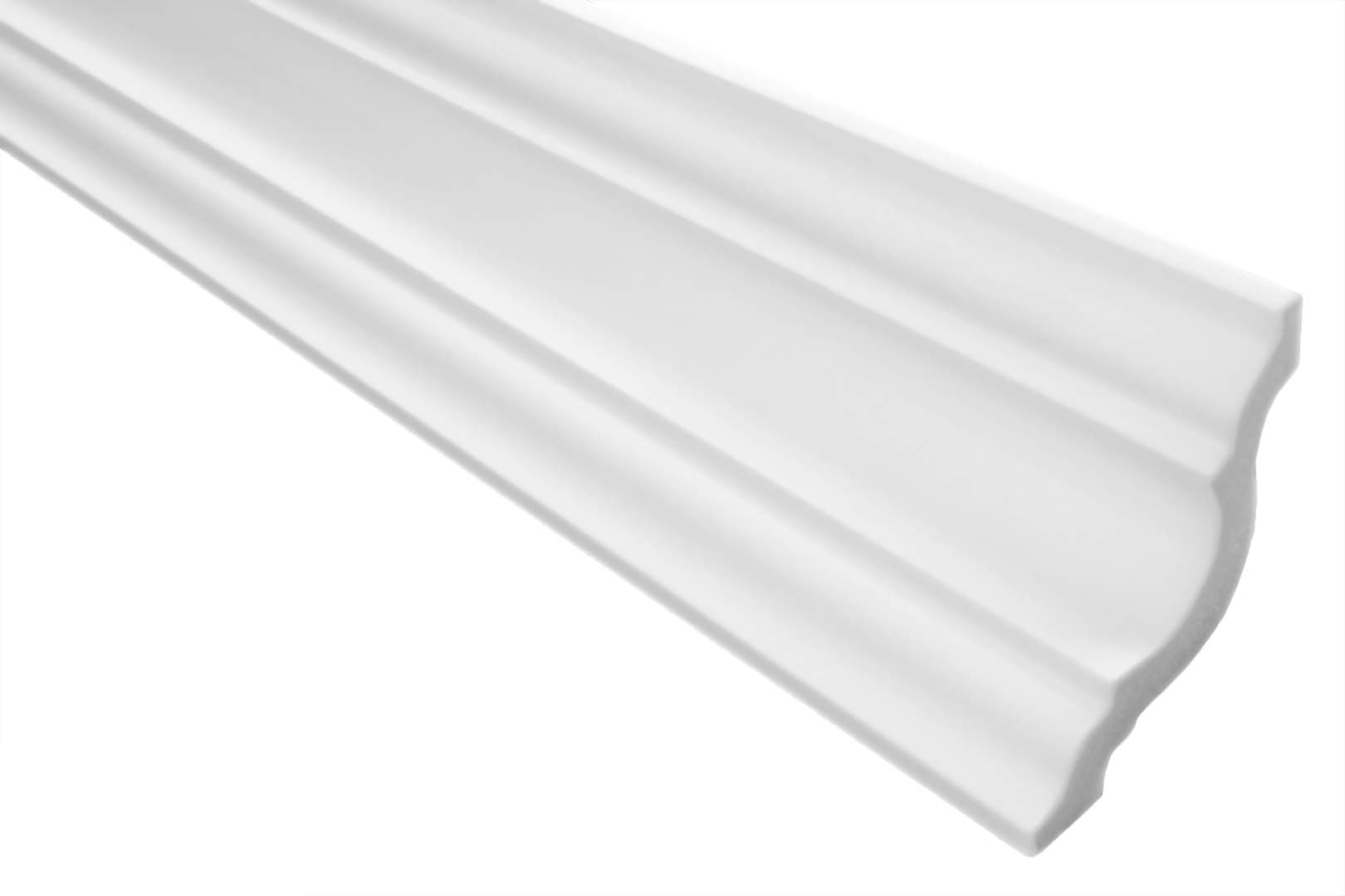 Moulure en stuc XPS Stable Marbet blanche 30 mètres / 15 plinthes - intérieur design contemporain