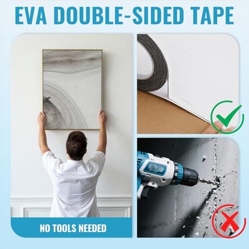 Ruban adhésif double face extra fort pour voiture, résistant aux hautes températures et imperméable, mousse acrylique pu