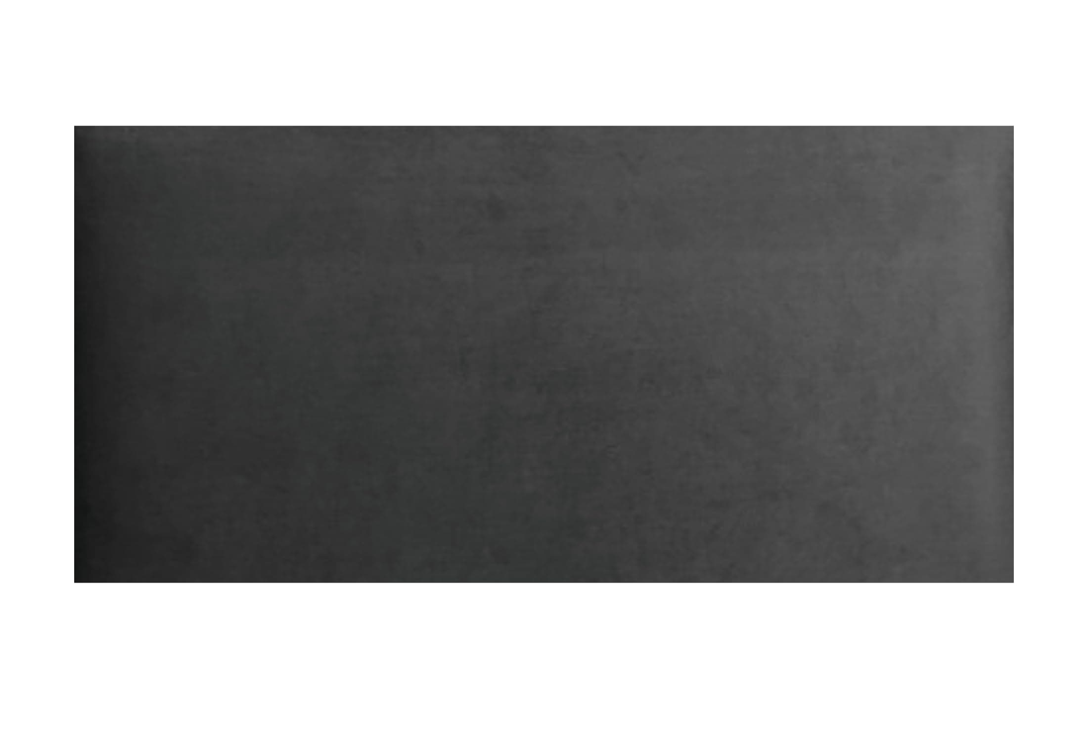 Panneaux muraux 3D Angelo - Pour lit - Noir - Rectangulaire - 80 x 20 cm - Panneaux rembourrés - Coussins muraux