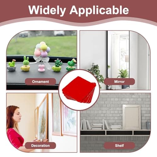 Wilcractk Adhésif Double Face Extra Fort Carré 10x10cm Puissant pour Bricolage Usage Domestique Idéal Sans Trace