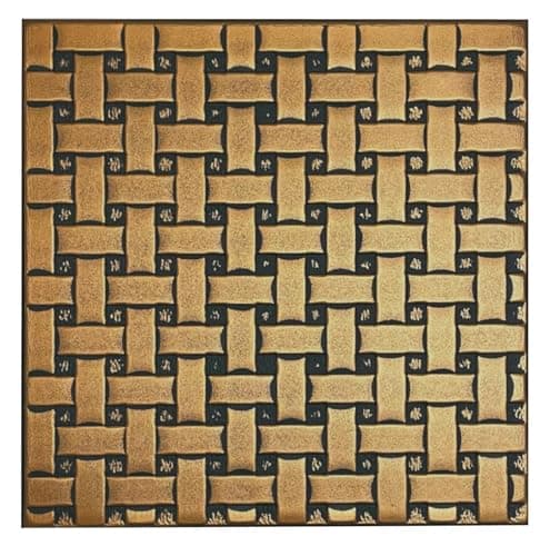 Panneaux 3D polystyrène vintage 50x50cm - 32 pièces | Décoration intérieure murale et plafond 3 mm — 98-zl-64