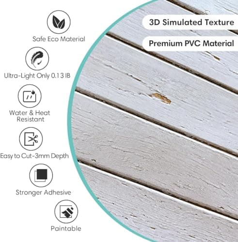 Décoration Intérieure Commomy 10 Pièces Panneaux Muraux 3D Bois, Parement Bois mural Salon et Chambre à Coucher, Revêtem
