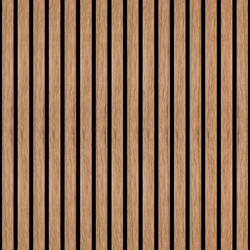 JBER Lot de 6 Panneaux Acoustiques Mural Chêne Rustique, Auto-Adhésifs pour Bureaux et Maison, Haute Performance Acousti — Noyer traditionnel