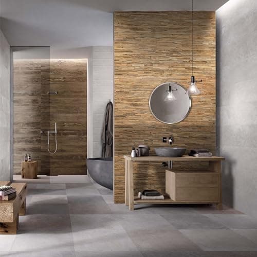 Revêtement mural en bois recyclé naturel vintage pour décoration murale Design Brut (1m2)