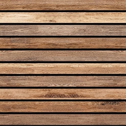 ZODEKOR Lot de 10 panneaux muraux 3D en polystyrène expansé, Aspect bois, Pour le salon et la chambre à coucher — Dunkles Holz