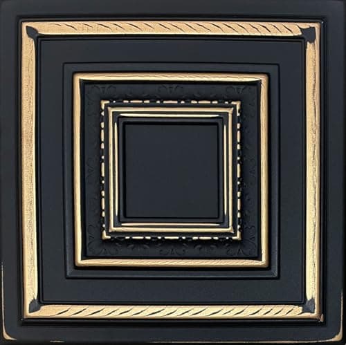 Panneaux 3D polystyrène vintage 50x50cm - 32 pièces | Décoration intérieure murale et plafond 3 mm — (86-zl-123)