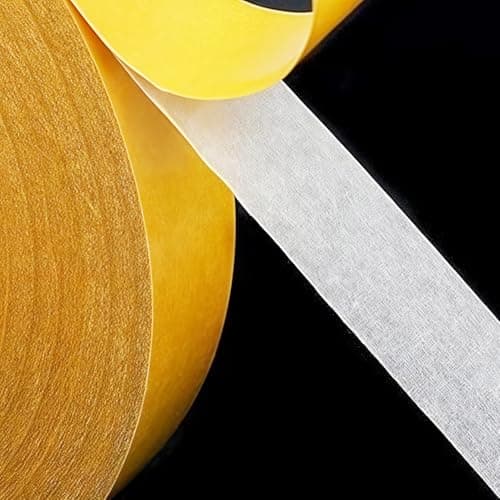 Rouleau de ruban adhésif double face extra fort pour tapis - 3 cm x 20 m - Pour la cuisine, la maison, l'école ou l'exté
