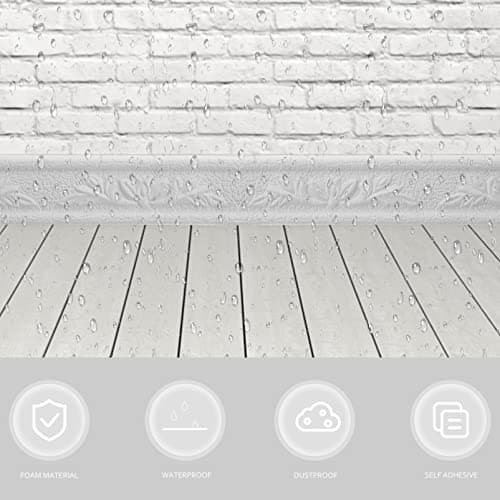 ULTECHNOVO 4 pièces bordure murale 3D auto-adhésive | Pour les amateurs de design intérieur | Idéale pour la décoration