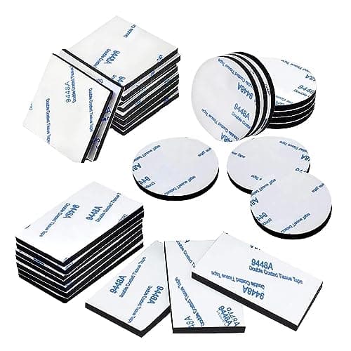 FENGYING Adhésif Dace Puissant Double Face Extra Fort pour Autocollant Face et Décoration Mural (30 Pièces)
