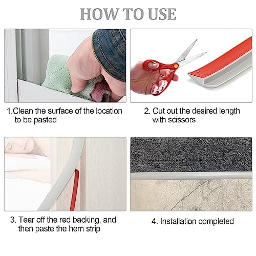 Barre De Seuil Adhesive Multiniveau 4M Gris PVC Baguette De Finition