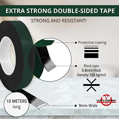 Ruban adhésif double face extra fort pour l'industrie automobile | Adhésif fort pour montage durable dans l'automobile |