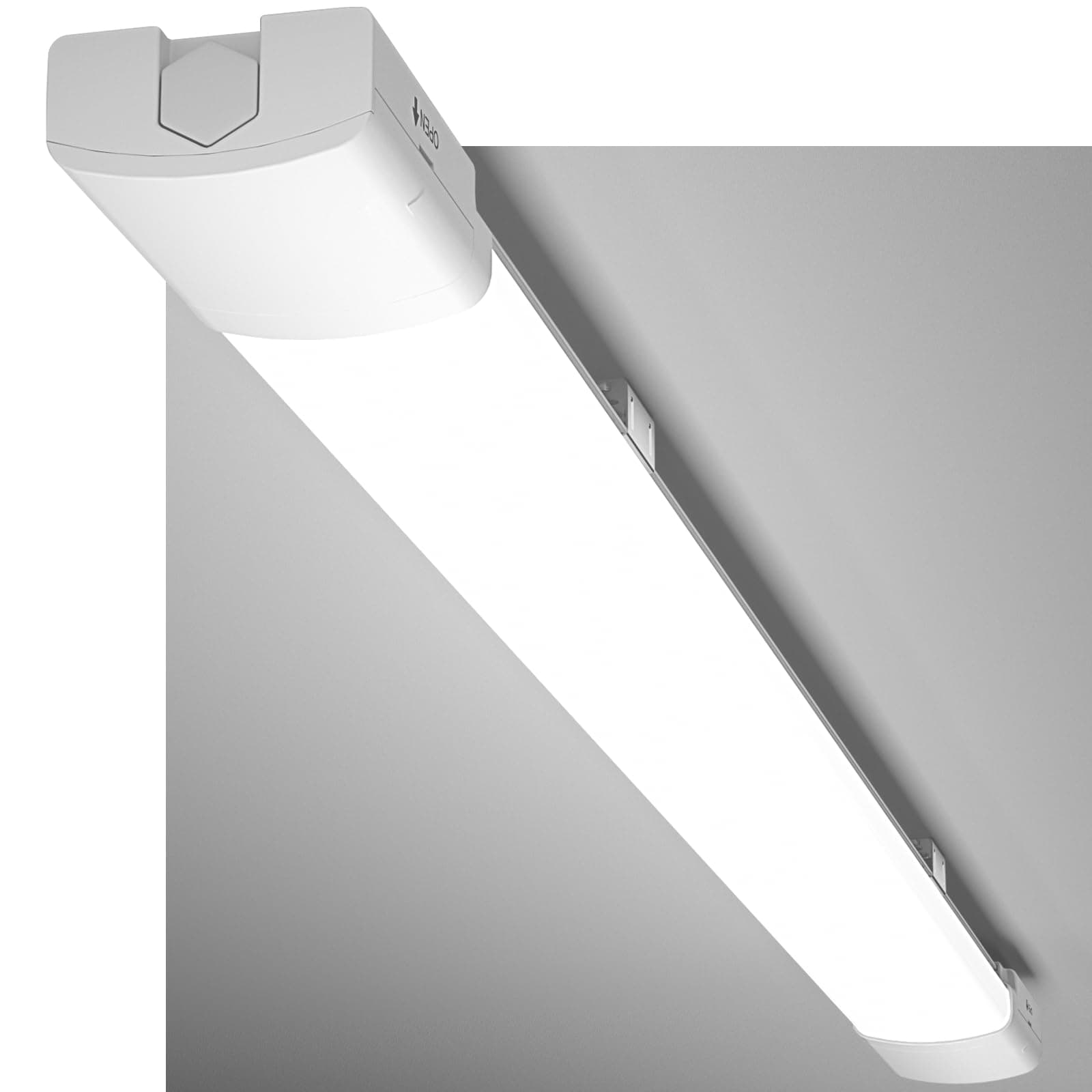 Modlicht Néon LED 120CM Connectée pour Atelier Garage Bureau Grand Magasin Blanc