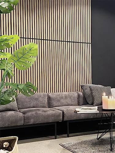 Muelles 3D panneaux bois modernes insonorisation et décoration - Lattes 3D 11000b