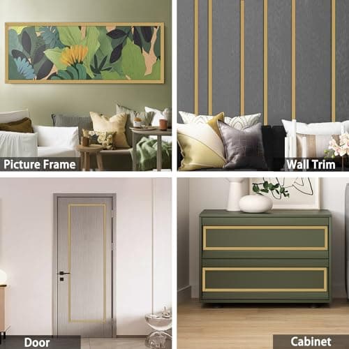 Moulure flexible Patori | Conception peler et coller | Plafond, mur, miroir, coin, armoire, armoire et garniture automat