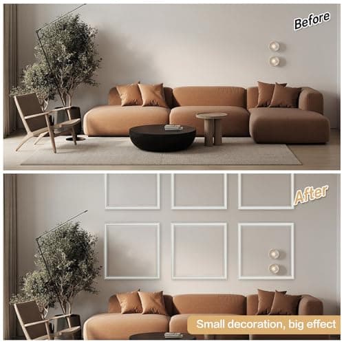 Moulures Murales Prédécoupées 4 Sets | Intérieur | Décorateurs et Amateurs d'Art | Murs et Cadres de Porte | Design Uniq