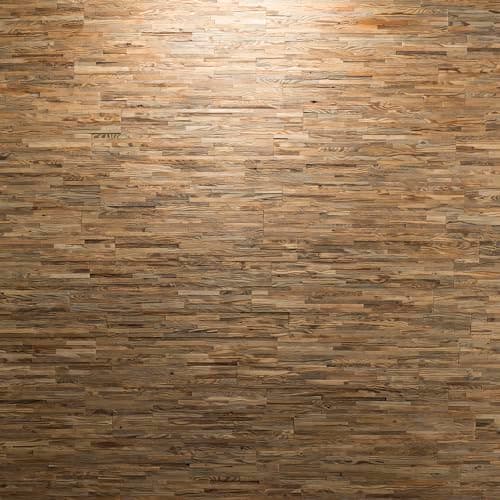 Revêtement mural en bois recyclé naturel vintage pour décoration murale Design Brut (1m2)