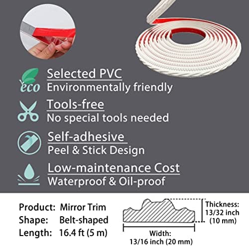 Garnitures muralesflexibles auto-adhésives pour décoration d'intérieur, moulures de couronne à décoller et à coller, bor