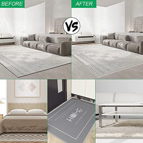 DIKEBAO Profilés de Transition Moquette Adhésifs pour Sol, Gris - 2m PvcVinyle Auto-adhésif pour Tapeçeries et Portes