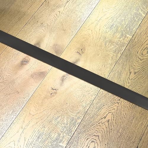 Bande de seuil Noir 1m×4cm Profil de transition sol auto-adhésif | Bébé et_disableds| Entrée et sortie de maison|Anti-gl