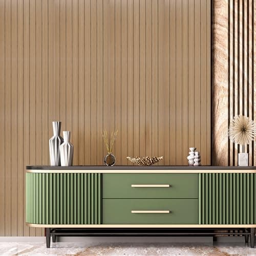 Panneaux muraux 3D bois autocollants imperméables 40x40cm cuisine plafond