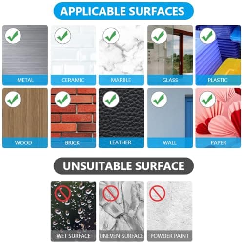 URQT Scotch Double Face Extra Fort, Ruban adhésif imperméable et résistant aux hautes températures pour voiture et maiso
