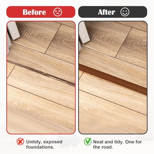 Profilé de transition en T 5 cm x 2 m PVC grain de bois