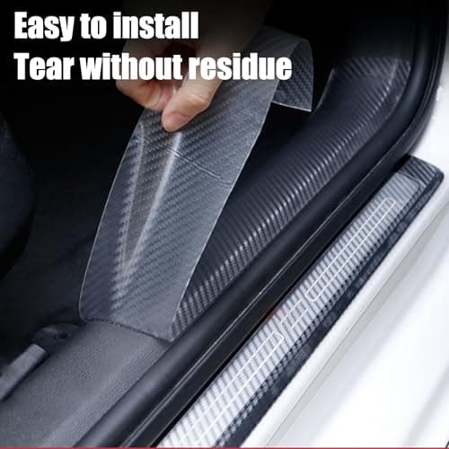 Protection Seuil de Porte Autocollants pour Voiture + Sécurité + Conducteurs + Sortie de Garage + Haute Définition + 7cm