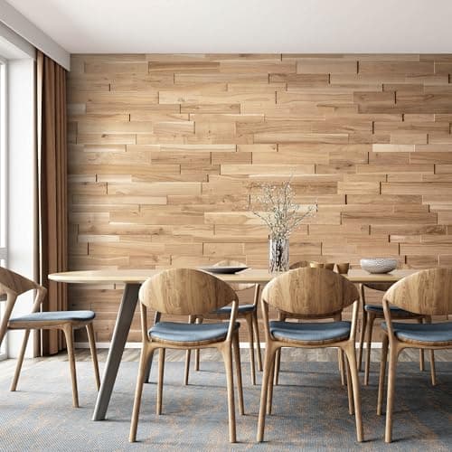 Panneau mural en chêne 3D - Modèle OZO Rustic - Revêtement structuré (1 m2)  
Panneau mural en chêne 3D pour décoration