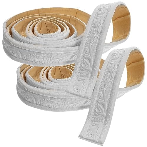 ULTECHNOVO 4 pièces bordure murale 3D auto-adhésive | Pour les amateurs de design intérieur | Idéale pour la décoration